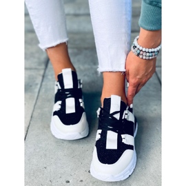 Riley Black damsneakers vit svart 1