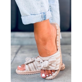 Adana Aprikos damtofflor beige 2