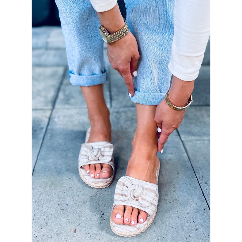 Adana Aprikos damtofflor beige 1