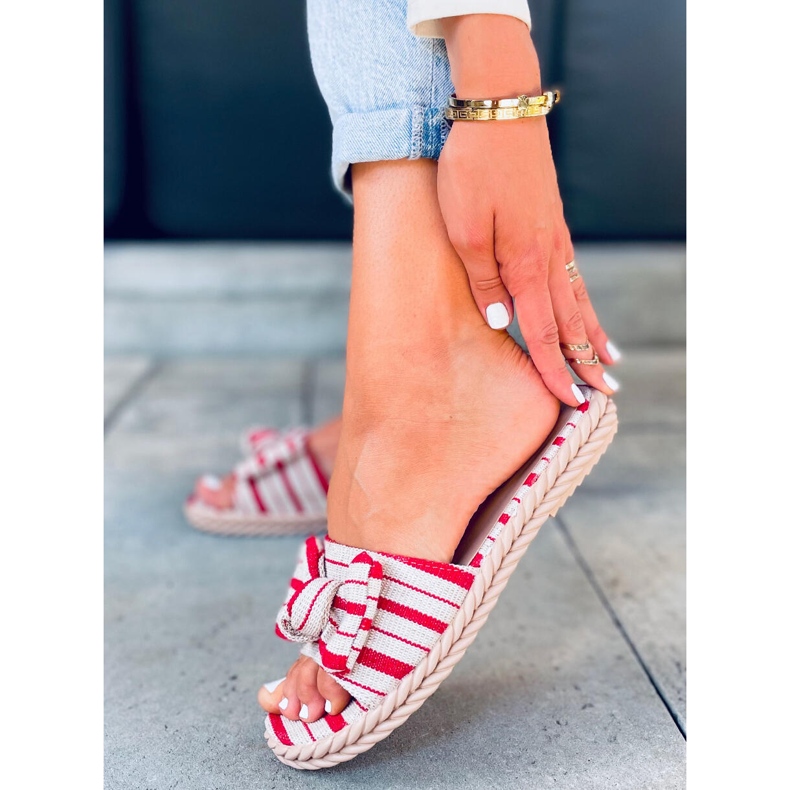 Adana Red damtofflor beige svart 2