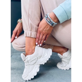 Sana Beige sportskor för kvinnor 2