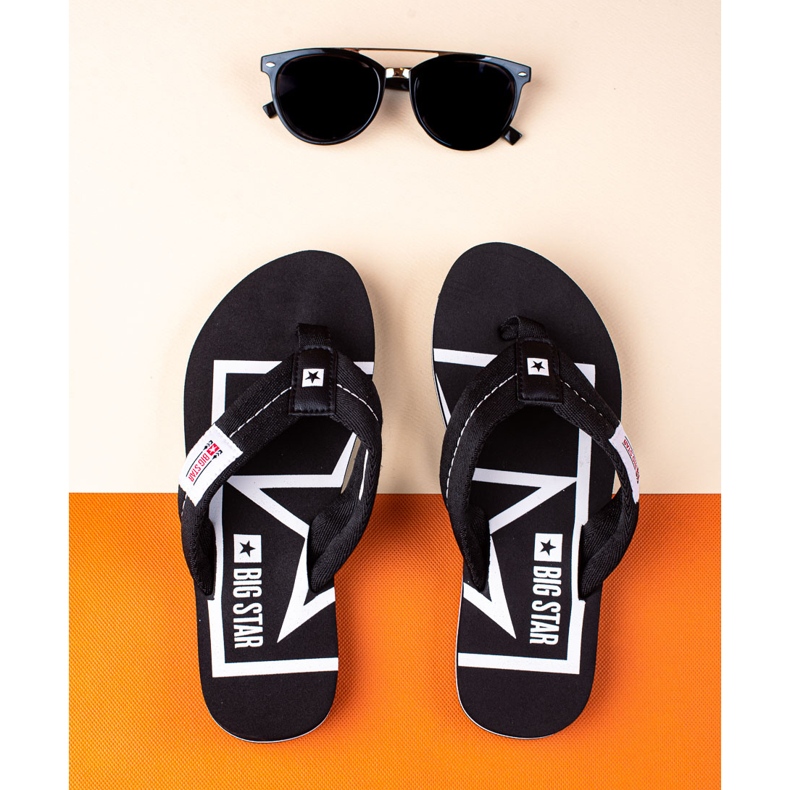 Bekväma Big Star flipflops svart 1