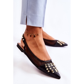 PG1 Damballerinor med dubbar Svart Kinley 2