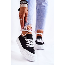 Sneakers för kvinnor på Black Comes-plattformen svart 1