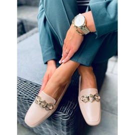 Mallow Khaki dam loafers beige 2