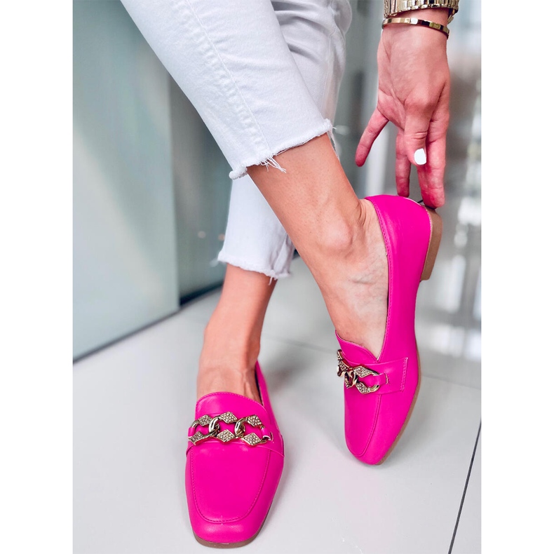 Mallow Fuschia loafers för kvinnor rosa 2
