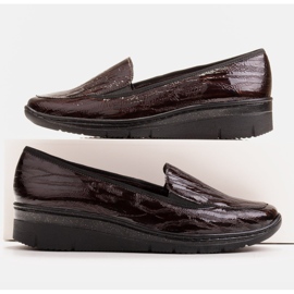 Radoskór Bekväma bruna damskor för en bredare fot 1