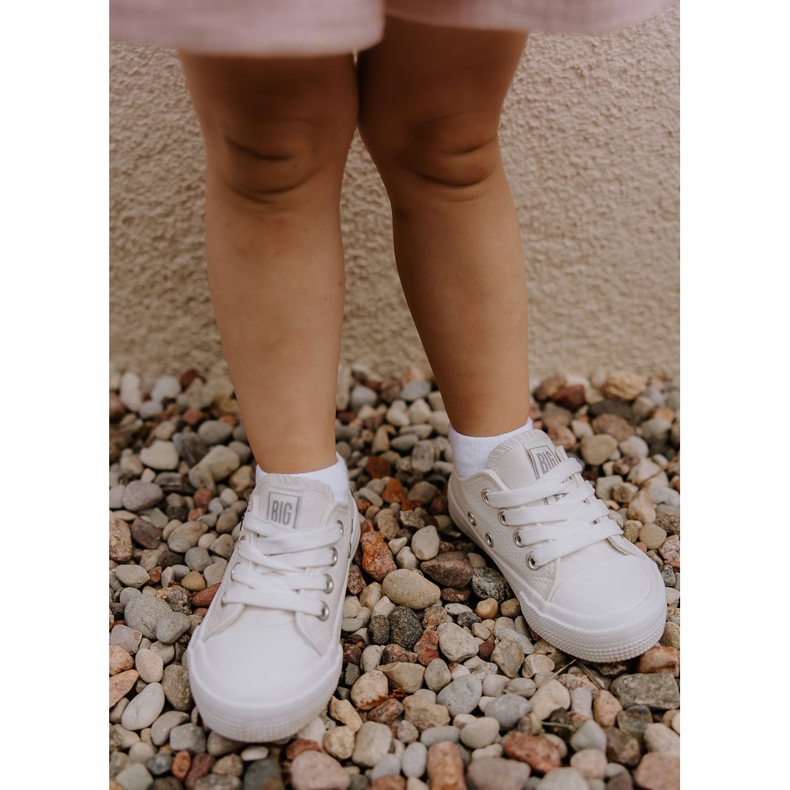 Sneakers i ekologisk läder för barn Big Star JJ374310 Vit 1