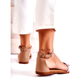 Fashionabla damsandaler Maciejka L4953-04 Flerfärgad beige brun mångfärgad 3