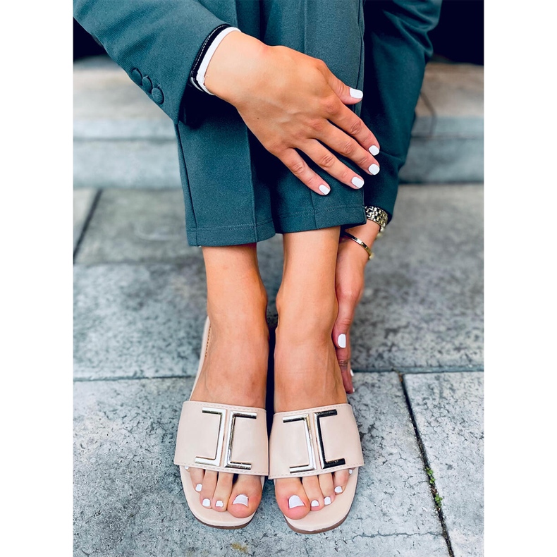 Azalea Nude damsandaler beige 1