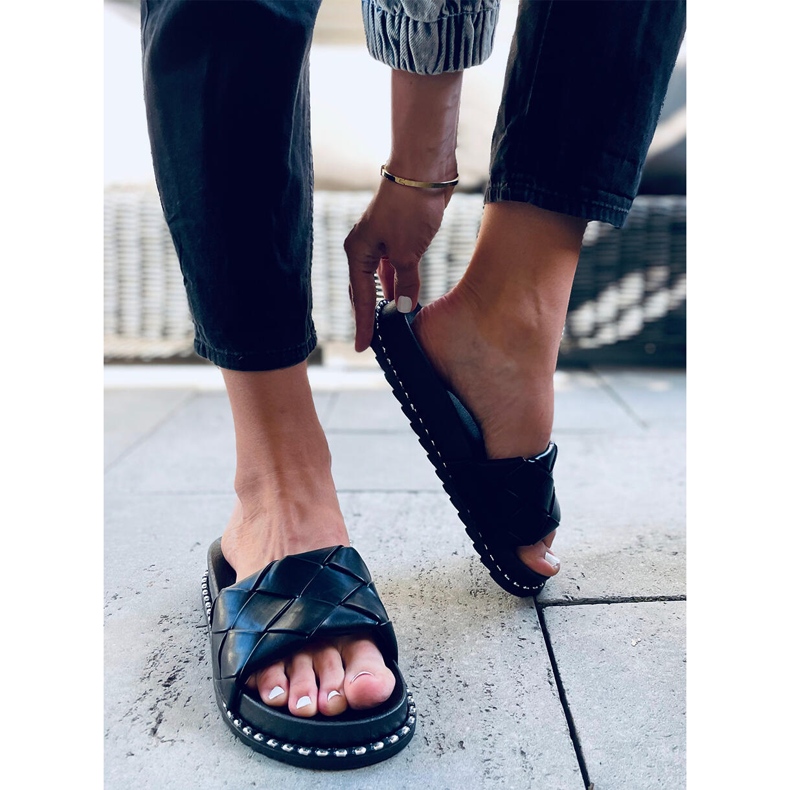 Sunny Black damtofflor svart 1