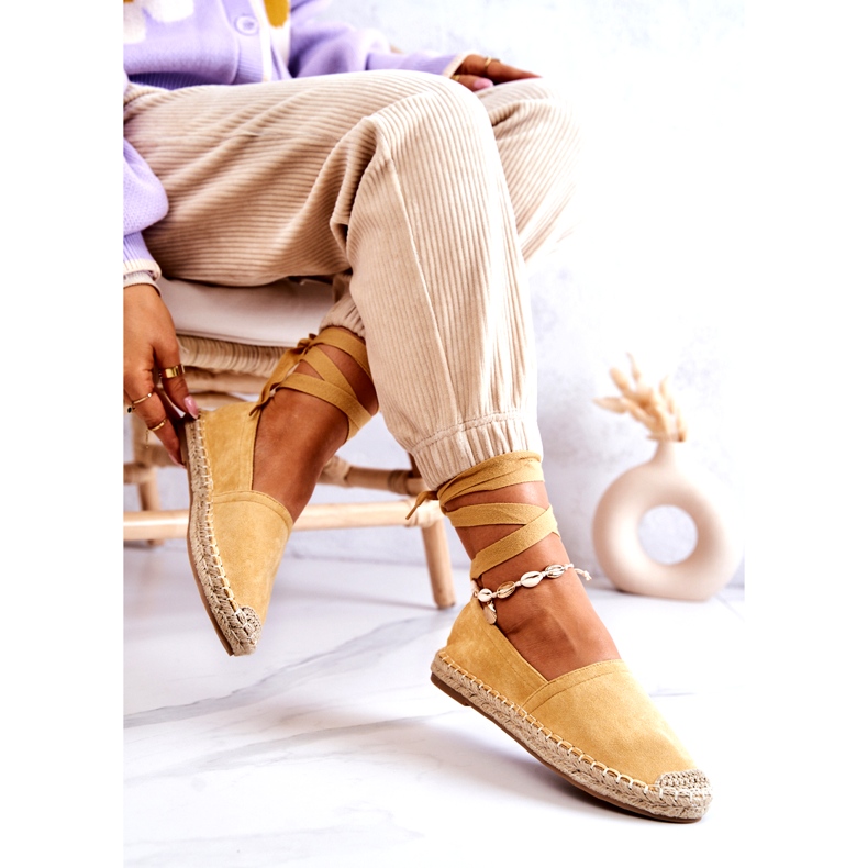 FB1 Knyt Gula Ismanne Mocka Espadrilles 4