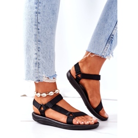 Damsportsandaler Svarta 2