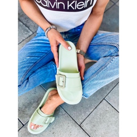 Alana Verde damtofflor grön 1