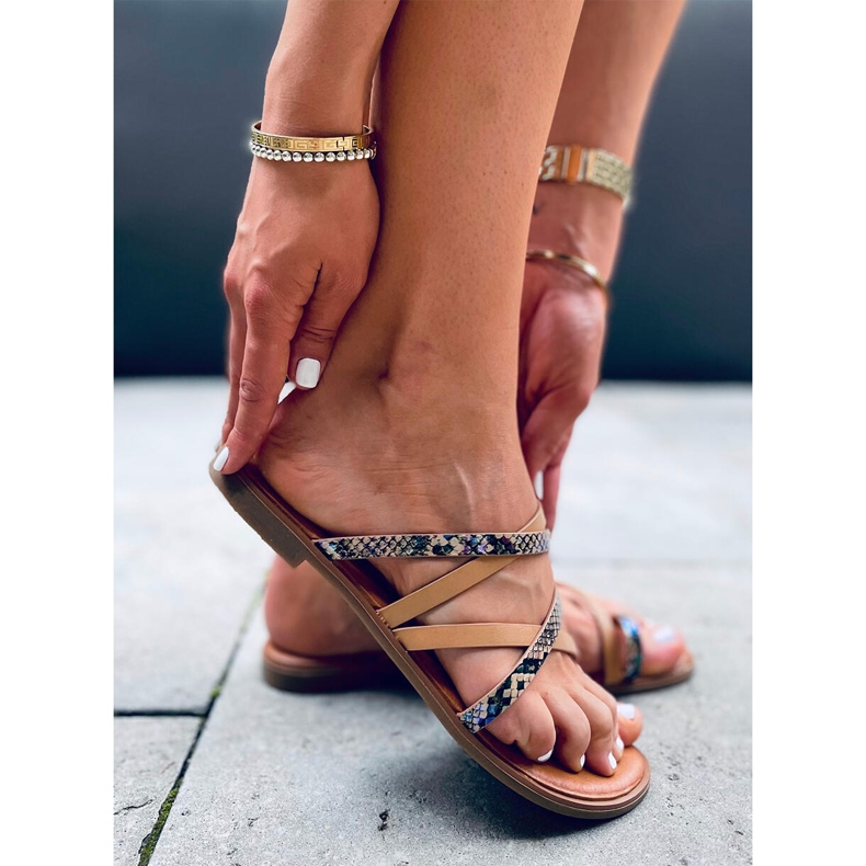 Nigella Beige damtofflor 2