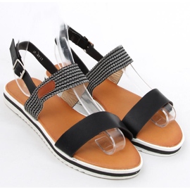 BM Tracy Black damsandaler svart 1