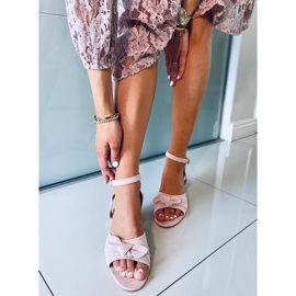 Giselle Rosa högklackade sandaler 1