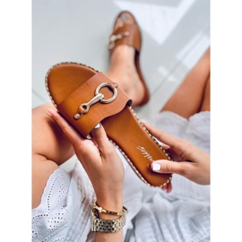 Kettle Camel damtofflor brun 2