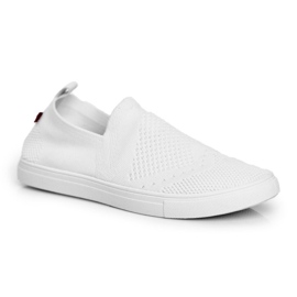 Kvinnors vita sneakers Slip-on sneakers Big Star FF274A608 1