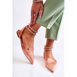 WS1 Damsandaler med tå i rosa Amisha Spitz 2