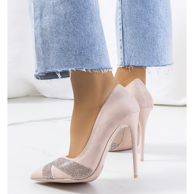 Steven beige höga klackar 1