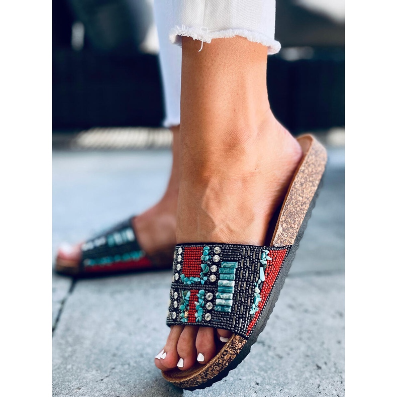 Taida Svarta korktofflor 1