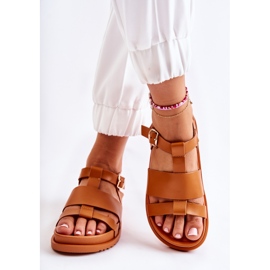 WS1 Tessy Camel Platform Sandaler brun 1