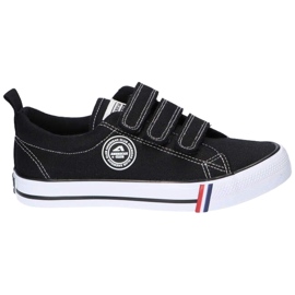 American Club Svarta amerikanska LH60 / 22 kardborre sneakers 5