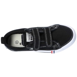 American Club Svarta amerikanska LH60 / 22 kardborre sneakers 4