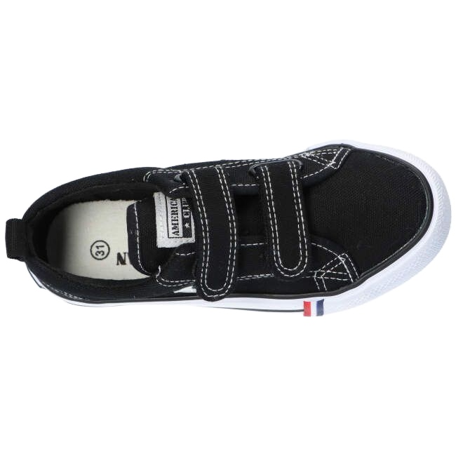 American Club Svarta amerikanska LH60 / 22 kardborre sneakers 4