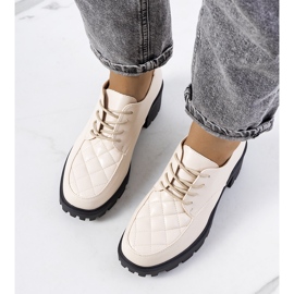 Beiga högklackade skor från Landra beige 1