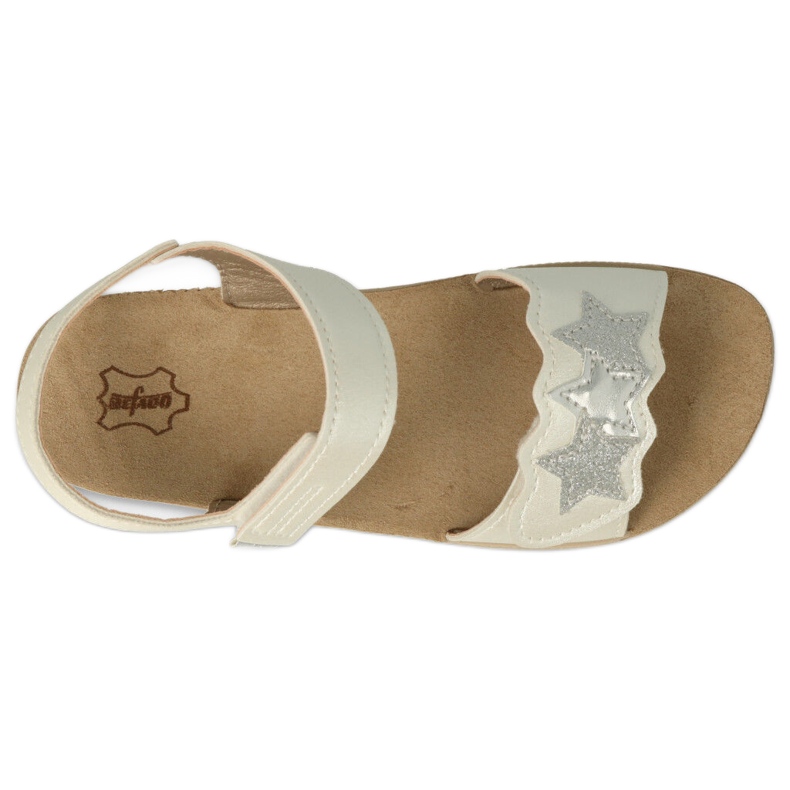 Befado Sandals Girls 068y003 White and Silver vit 2