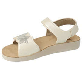 Befado Sandals Girls 068y003 White and Silver vit 1