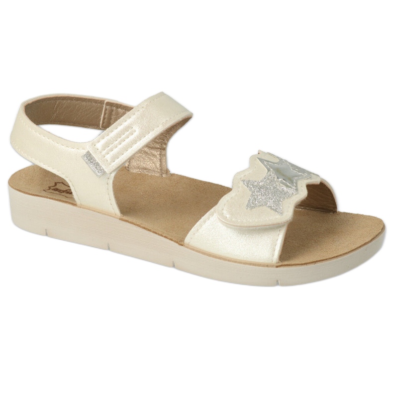 Befado Sandals Girls 068y003 White and Silver vit 4