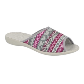 Befado damskor pu 254D133 rosa grå 1