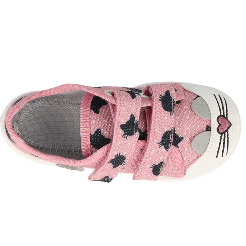 Befado barnskor 907P150 CATS svart rosa silver- 3