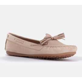 Marco Shoes Loafers med flexibel sula beige 1