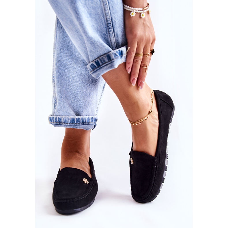 PS1 Svart mocka Loafers för damer Colena 2