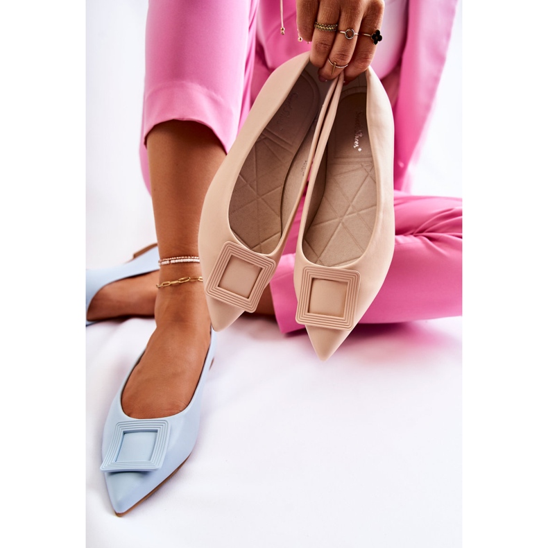 WS1 Ballerina med prydnad i beige Simone Spitz 2