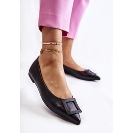 WS1 Ballerina med prydnad i svart Simone Spitz 2