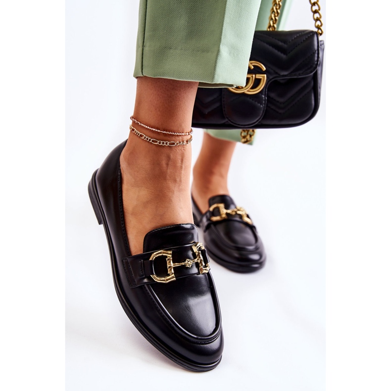 WS1 Coriso svarta mockasiner för kvinnor 2