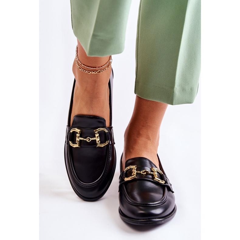 WS1 Coriso svarta mockasiner för kvinnor 1