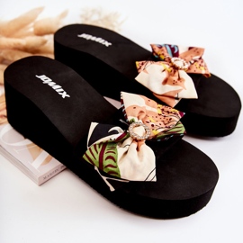 WJ1 Beige Silana Foam Wedge Tofflor för kvinnor mångfärgad 2