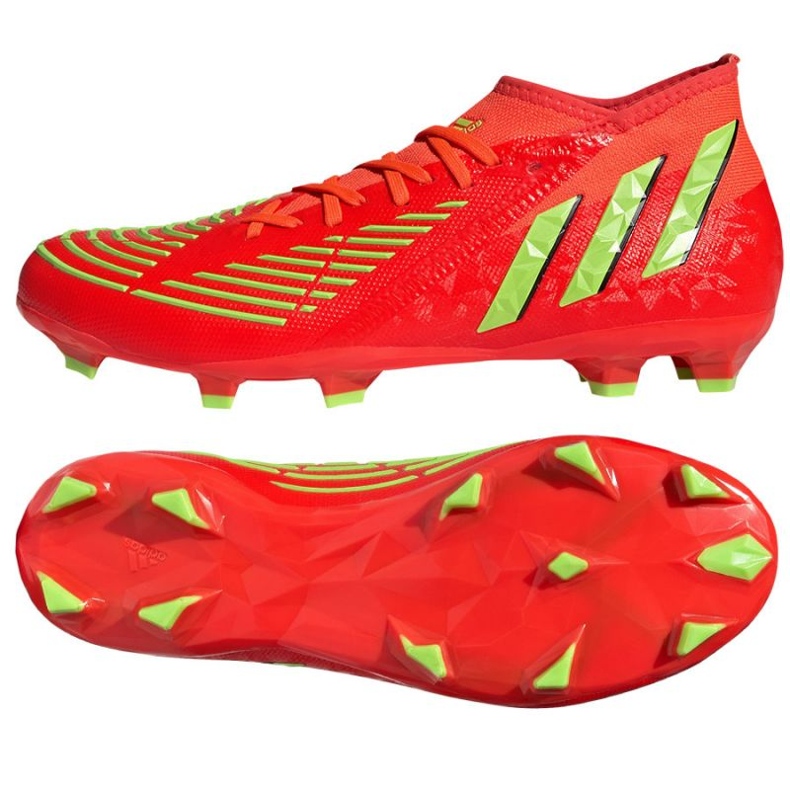 Adidas Predator Edge.2 Fg GW1009 skor röd apelsiner och röda 1