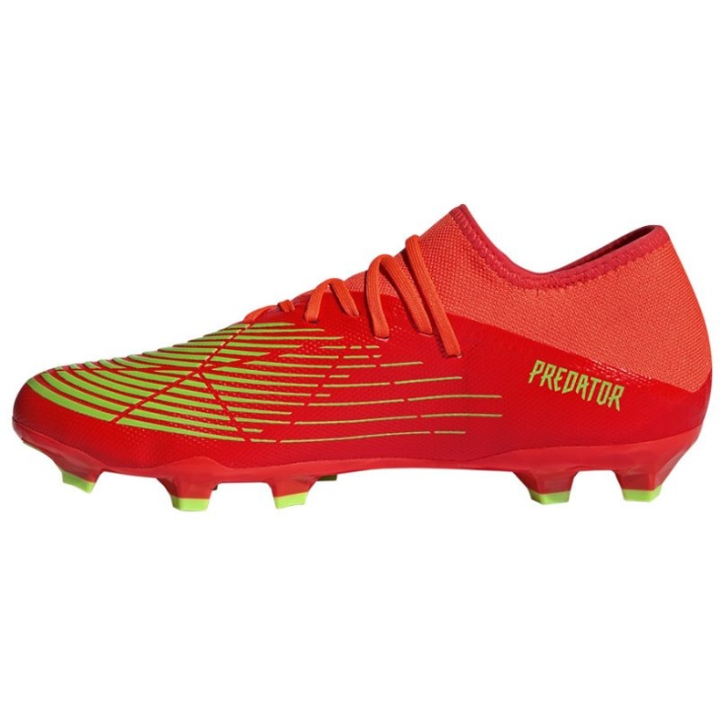 Skor adidas Predator Edge.3 L Fg M GW0994 röd apelsiner och röda 1