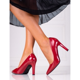 SHELOVET Högklackade pumps röd 1