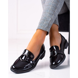 SHELOVET Eleganta loafers svart 1