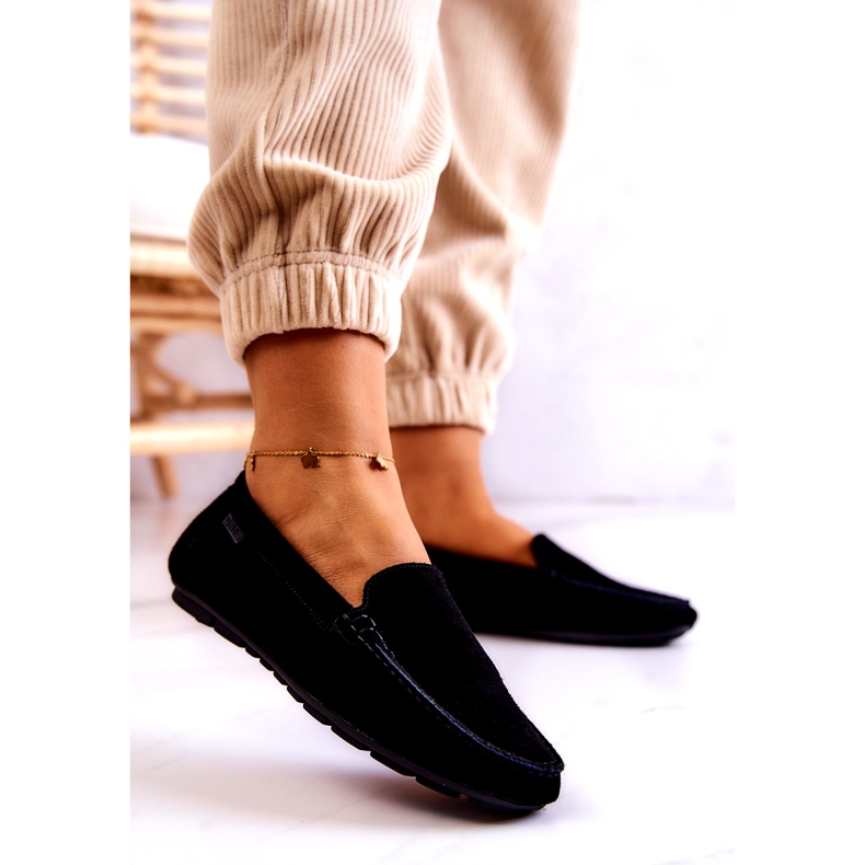 Dam Loafers i mocka Big Star JJ274654 Svart 2