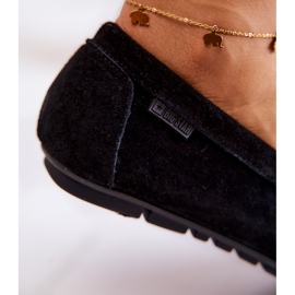 Dam Loafers i mocka Big Star JJ274654 Svart 5