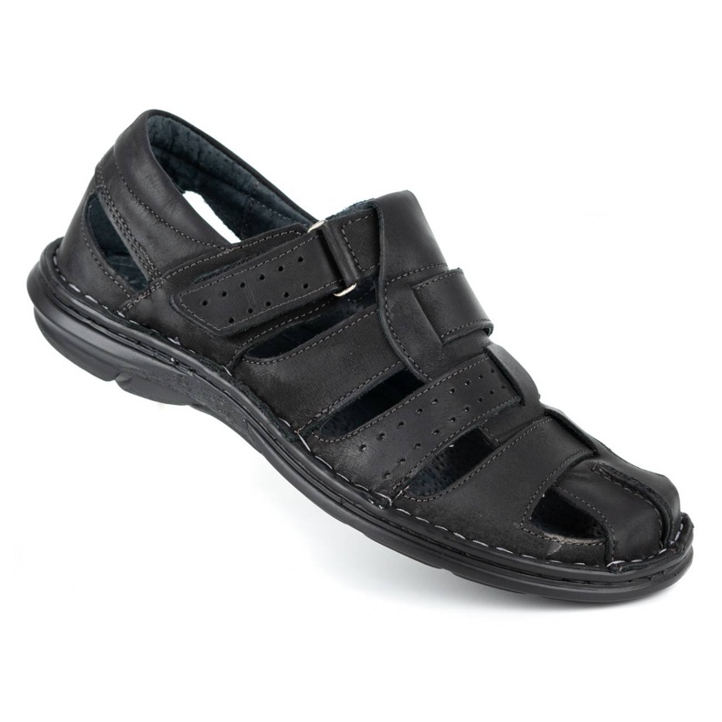 Olivier Svarta herrsandaler 467 2